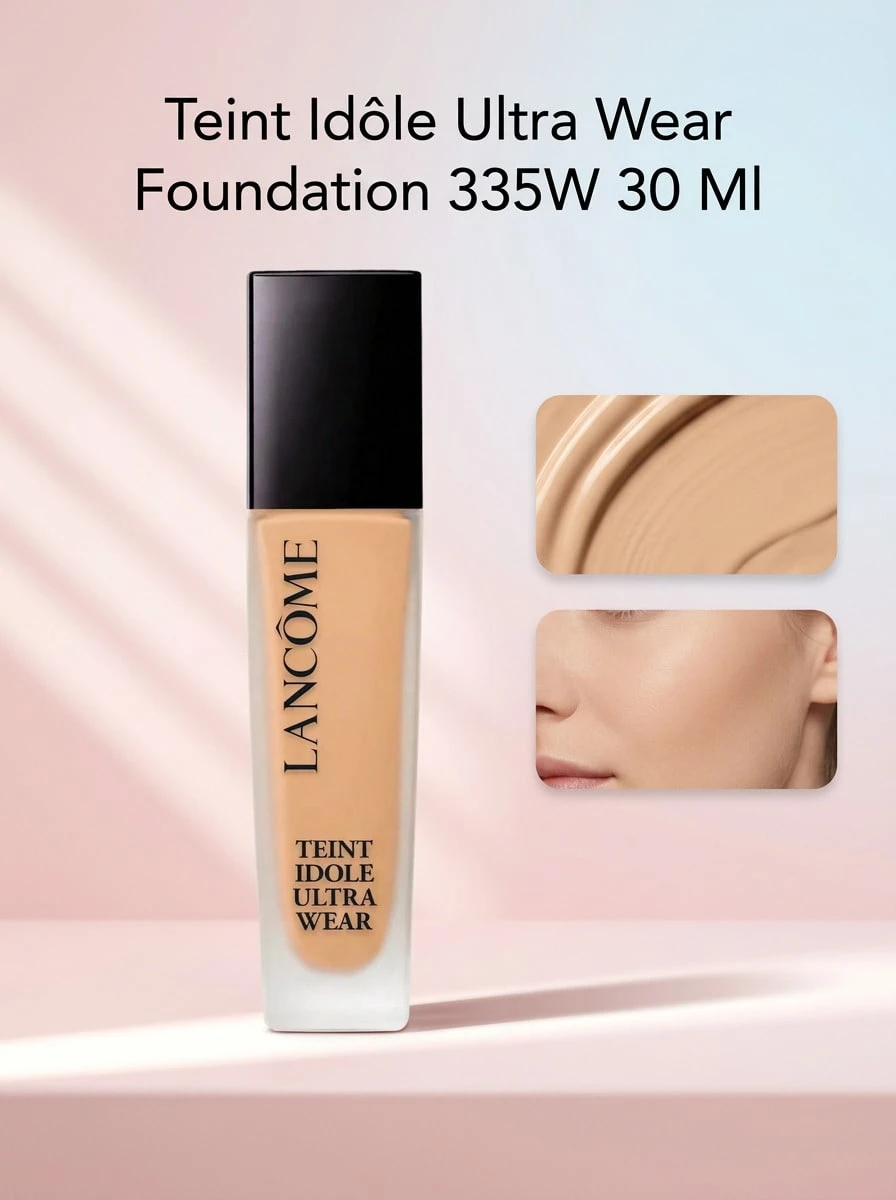 Lancôme Teint Idôle Ultra Wear Foundation 335W 30 Ml – Foundation, Full Coverage, For Women, 335W, Hyaluronic Acid, Suitable For Daily Face Makeup - 335W - View 1