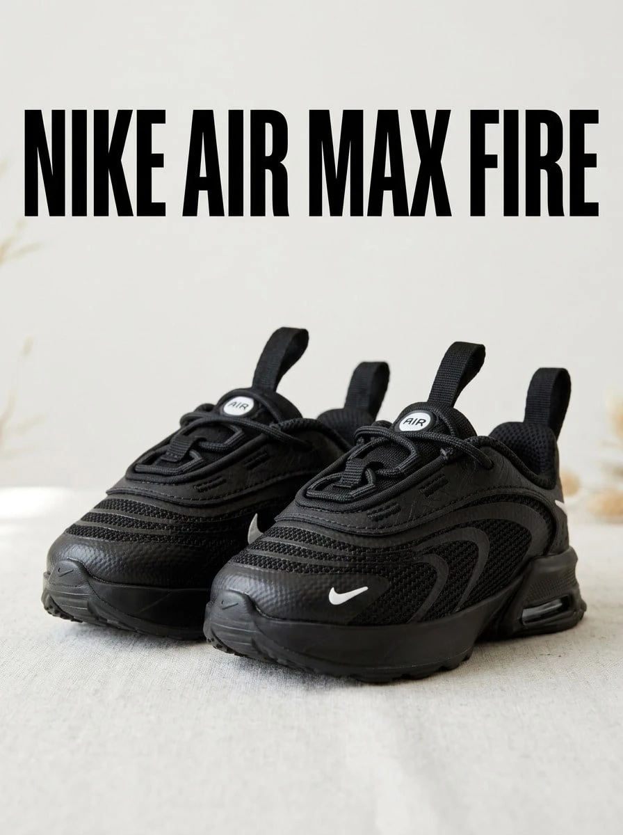 Nike إير ماكس فاير BT - الأسود - مشاهدة 1