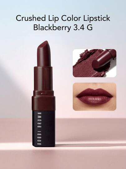 Bobbi Brown Crushed Lip Color Lipstick Blackberry 3.4 G – Lipstick, Soft-Matte Finish, For Women, Blackberry, Vitamin E, Suitable For Daily Makeup Routine