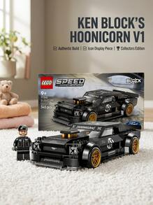 LEGO Speed Champions ® سيارة كين بلوك فورد موستانج هوني كورن V1 موديل 65 للأطفال من سن 9 سنوات+ 77262 - متعدد الألوان - مشاهدة 1