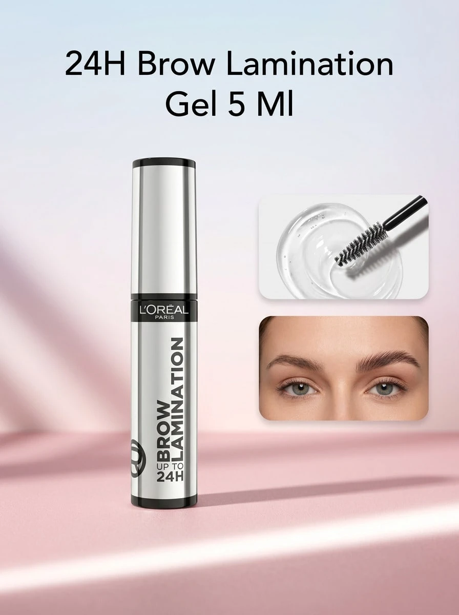 24H Brow Lamination Gel 5 Ml – Eyebrow Gel, 24-Hour Longwear, For Makeup Enthusiasts, Clear, Suitable For Daily Makeup Routine - Transparent - View 1