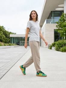 Adidas Barreda Teen Sneakers Premium Modern Anti-Slip Office School Daily Red JQ8852 - Green - View 5