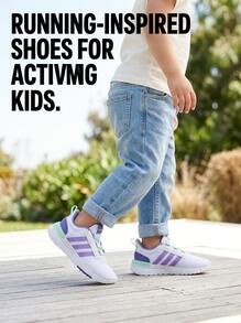 Adidas أحذية أطفال بنفسجية Racer TR21 H06144 - أبيض - مشاهدة 4