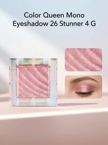 Color Queen Mono Eyeshadow 26 Stunner 4 G – Eyeshadow, High Pigmentation, For Makeup Enthusiasts, Rose Gold, Oil-In-Powder Formula, Suitable For Daily Eye Makeup - 26 Stunner - View 1