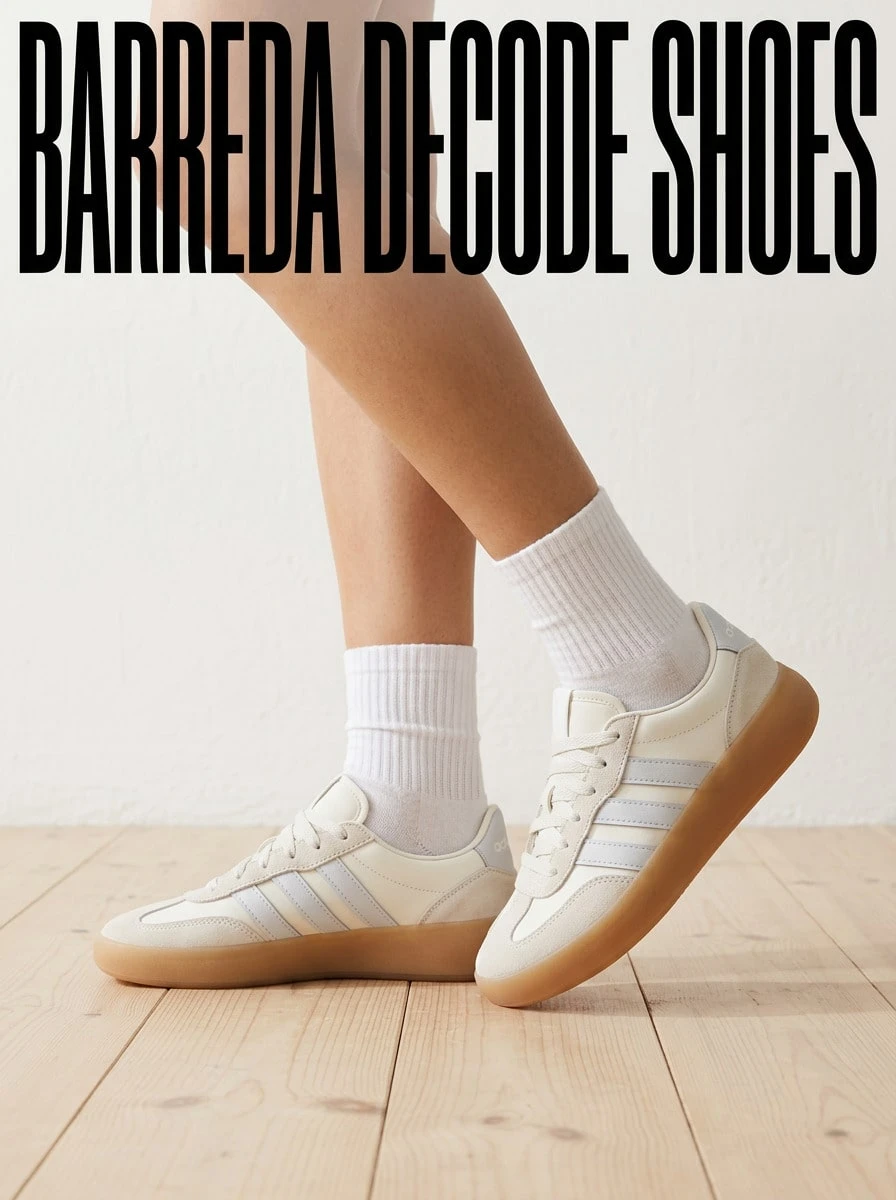 Adidas Barreda Teen Sneakers Heritage Flexible Rubber Outsole Commuting Gym Travel White JR0760 - Light Grey - View 1