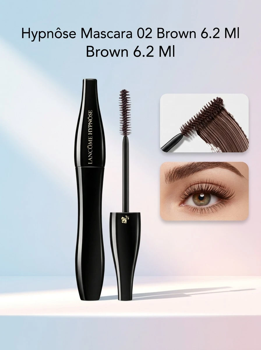 Lancôme Hypnôse Mascara 02 Brown 6.2 Ml – Volumizing And Lengthening For Defined Lashes, Soft Brown Shade For All-Day Wear, Buildable Custom Coverage, Suitable For Sensitive Eyes, Professional Eye Makeup Look, Clump-Free Formula - 02 Brown - View 1