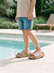 Nike CALM SLIDE 2.0 BG - Flax - مشاهدة 4