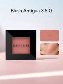 Bobbi Brown Blush Antigua 3.5 G – Illuminating Face Powder For Radiant Glow, Silk-Texture Cheek Color With Shimmer Finish, Long-Wearing Pressed Powder For All Skin Tones, Professional Makeup Essential For Daily Use - Antigua - View 1