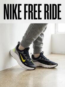 Nike Free Ride Kids' Sneakers Sporty Responsive Comfortable Weekend Walking Running IO1642-005 - Multicolor - View 1