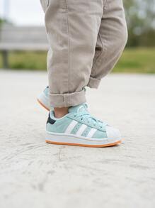 Adidas Campus Kids' Sneakers Durable Classic Retro Shopping Daily Weekend JP5514 - Seflaq/Ftwwht/Gum2 - View 3