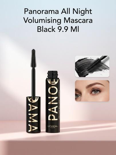 Panorama All Night Volumising Mascara Black 9.9 ml – Mascara, Volumising, For Women, Black, Suitable For Night Out