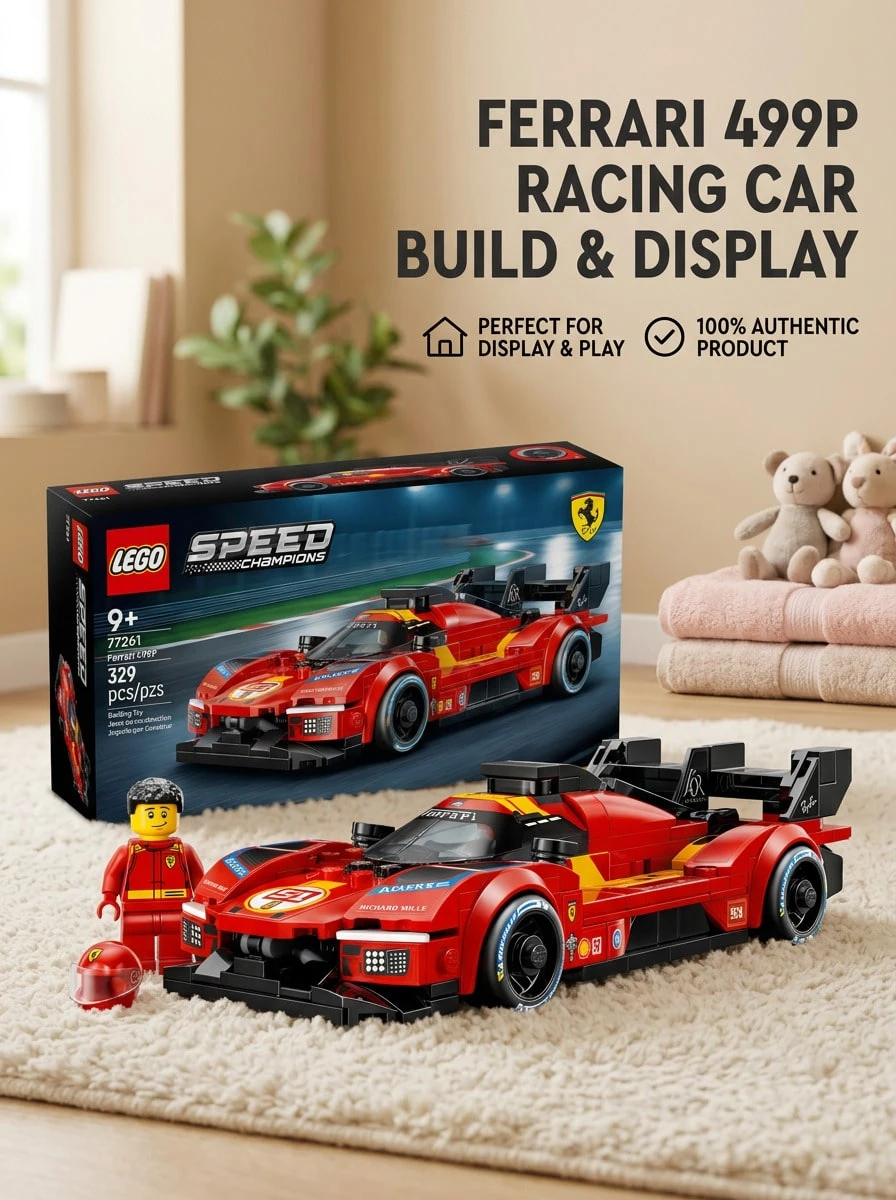 LEGO Speed Champions ® Ferrari 499P Kids 9 Years+ 77261 - Multicolor - View 1