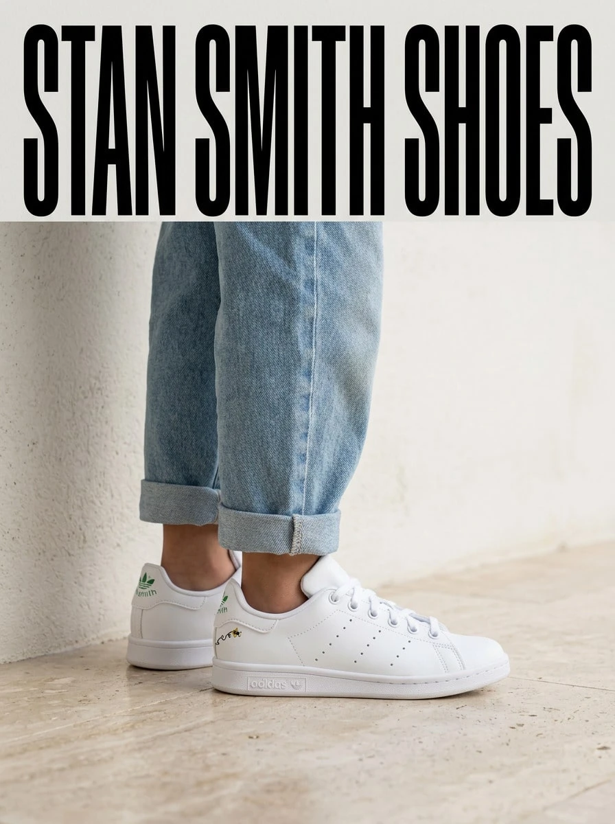 Adidas Stan Smith Kids' Sneakers Sporty Responsive Durable Running ...