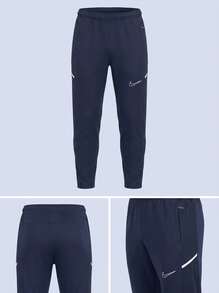 Nike بنطال تدريب دري-فيت أكاديمي كي بي زد للرجال - MIDNIGHT NAVY/WHITE/WHITE - مشاهدة 4