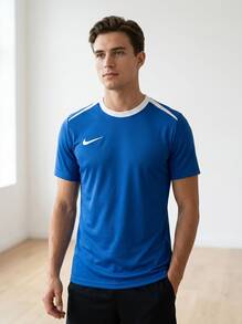 Nike أكاديمي برو 24 تي شيرت تدريب رجالي أزرق ملكي - أزرق بحري - مشاهدة 1