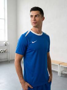 Nike أكاديمي برو 24 تي شيرت تدريب رجالي أزرق ملكي - أزرق بحري - مشاهدة 3