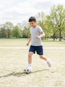 Nike قميص كريب أكاديمي للأطفال مقاس 25 باللون الأزرق الداكن - الأسود - مشاهدة 3