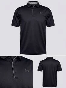 Under Armour SPORTSTYLE Men's Sports Tees & Tanks Breathable Classic Fit Quick-Dry Sports Outdoor Training Black 1290140-001 - Black - View 4