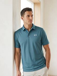 Under Armour UA T2G بولو بيكيه - Boundless Blue / White - مشاهدة 6