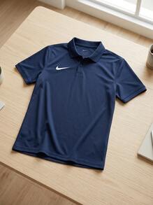 Nike Men's Sport Polos Breathable Stretchy Durable Daily Commuting School Blue IB1193-410 - Navy Blue - View 2