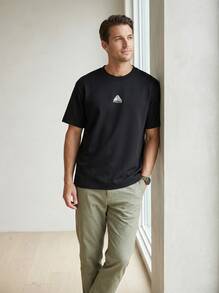 Nike Men's Sports Tees & Tanks Skin-Friendly Stretchy Soft Casual Outing Gym Black DQ1815-011 - Black/Lt Smoke Grey/Summit White - View 6