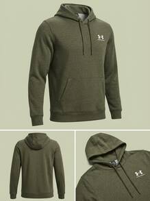 Under Armour TECH Men's Sports & Outdoor Hoodies Versatile Warm Lightweight Weekend Sports Commuting Green 1373880-391 - Green - View 3