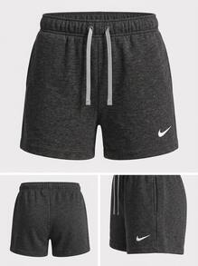 Nike Women's Sports Shorts Lightweight Versatile Quick-Dry Sports Weekend Summer Black IB1243-010 - Black - View 5