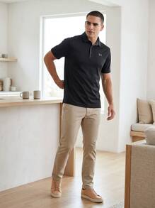 Under Armour SPORTSTYLE Men's Sports Tees & Tanks Breathable Classic Fit Quick-Dry Sports Outdoor Training Black 1290140-001 - Black - View 5