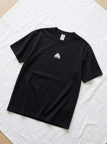Nike Men's Sports Tees & Tanks Skin-Friendly Stretchy Soft Casual Outing Gym Black DQ1815-011 - Black/Lt Smoke Grey/Summit White - View 2