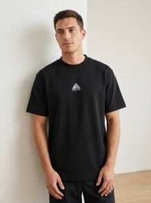 Nike Men's Sports Tees & Tanks Skin-Friendly Stretchy Soft Casual Outing Gym Black DQ1815-011 - Black/Lt Smoke Grey/Summit White - View 1