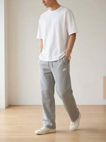 Nike Men's Sports Pants Soft Stretchy Quick-Dry Sports Office Weekend Grey FN3730-063 - Grey - View 5