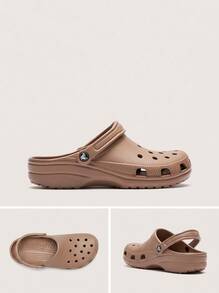 Crocs CLASSIC CLOG Women's Clogs Ergonomic Easy To Clean Slip-On Shopping Daily Weekend 10001-2Q9 - Latte - View 4