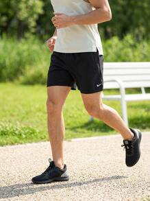 Nike Men's Sports Shorts Easy To Match Elastic Waist Breathable Running Beach Sports Black FN8194-010 - Black - View 5