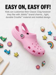Crocs كلاسيكي أطفال كلوج تافي وردي 206991-6SW - تافي بينك - مشاهدة 2