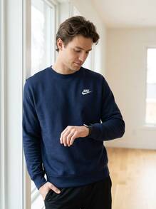 Nike كنزة رياضية رجالية من نادي أوبسيديان - أزرق بحري - مشاهدة 4