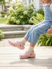 Crocs CLASSIC CLOG Kids' Clogs Versatile Lightweight Classic Walking Garden Beach 206991-6UR - Quartz - View 4