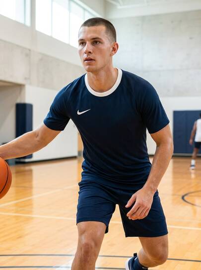 Nike قميص راجبي للرجال أزرق داكن
