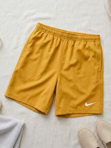 Nike Men's Quick-Dry Lightweight Comfortable Pool Beach Swimming Yellow NESSB866-861 - Orange - View 2