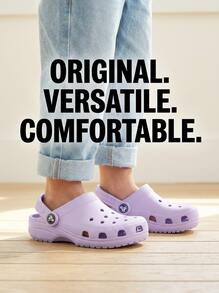 Crocs CLASSIC CLOG Women's Clogs Breathable Durable Ergonomic Daily Weekend Travel 206990-530 - Lavender - View 3