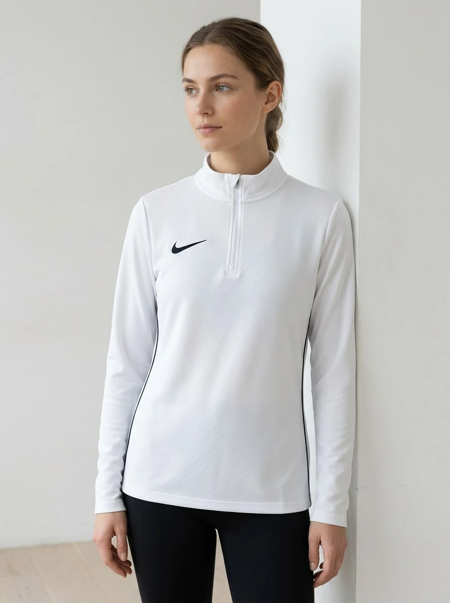 Nike Sports Sweatshirts Breathable Easy To Match Classic Fit Home Weekend Sports White IB7540-100 - White - View 1