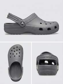 Crocs CLASSIC CLOG Kids' Clogs Versatile Lightweight Classic Daily Weekend Beach Grey 206990-0DA - Slate Grey - View 5