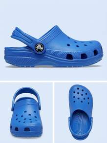 Crocs CLASSIC CLOG Kids' Clogs Lightweight Versatile Comfortable Daily Weekend Beach Blue 206990-4KZ - Blue Bolt - View 4