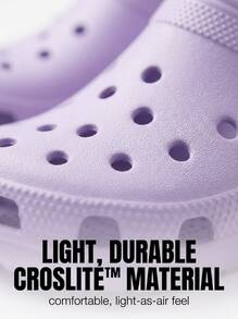 Crocs CLASSIC CLOG Women's Clogs Breathable Durable Ergonomic Daily Weekend Travel 206990-530 - Lavender - View 6