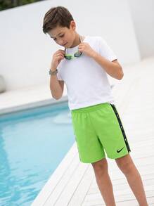 Nike Men's Quick-Dry Lightweight Comfortable Vacation Pool Beach Green NESSD794-370 - Green - View 4