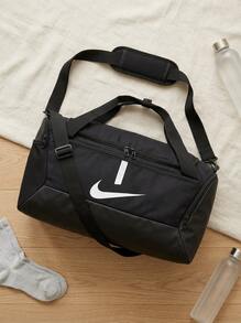 Nike Academy Team Unisex Sports Bag Black - Black/Black/White - View 2