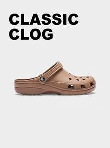 Crocs CLASSIC CLOG Women's Clogs Ergonomic Easy To Clean Slip-On Shopping Daily Weekend 10001-2Q9 - Latte - View 1