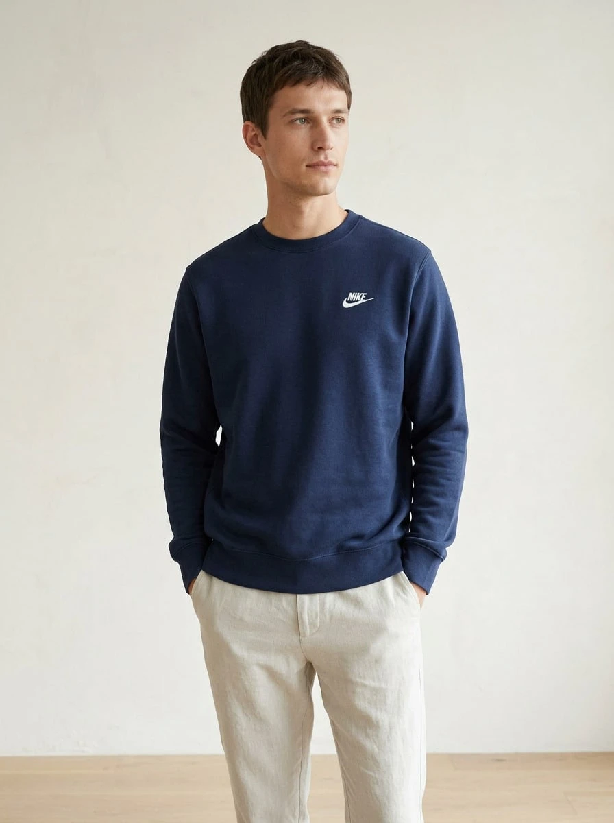 Nike كنزة رياضية رجالية من نادي أوبسيديان - أزرق بحري - مشاهدة 1