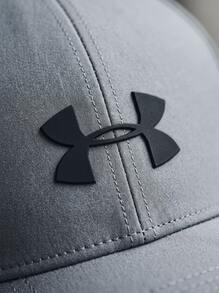 Under Armour BLITZING Sports Caps Structured Classic Fit Breathable Commuting Travel Outdoor Grey 1369781-012 - Grey - View 5