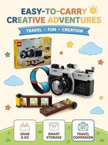 LEGO Creator 3-In-1 Retro Camera Kids 8Years+ 31147 - Multicolor - View 4