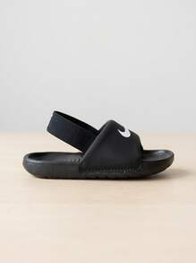 Nike Kawa Slide Baby Slippers Durable Lightweight Quick-Dry Weekend Beach Summer BV1094-001 - Black/White - View 6
